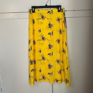 Colorful yellow skirt
